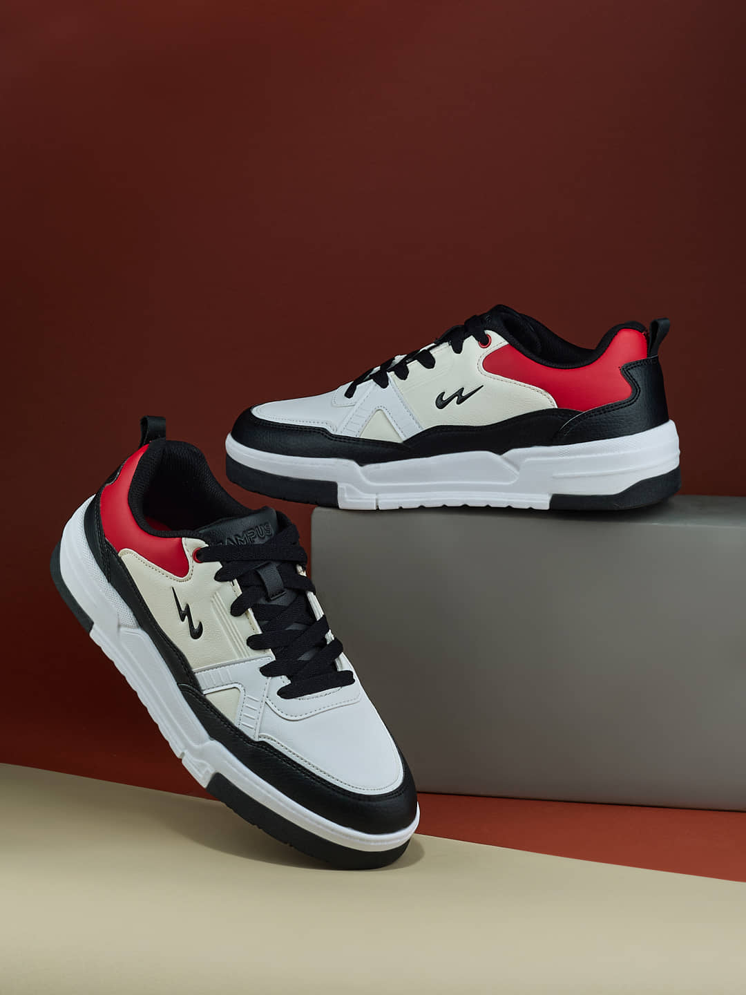 Campus OG-27 White Men's Sneakers - Casual Shoes | Buy online on ZillyBuy