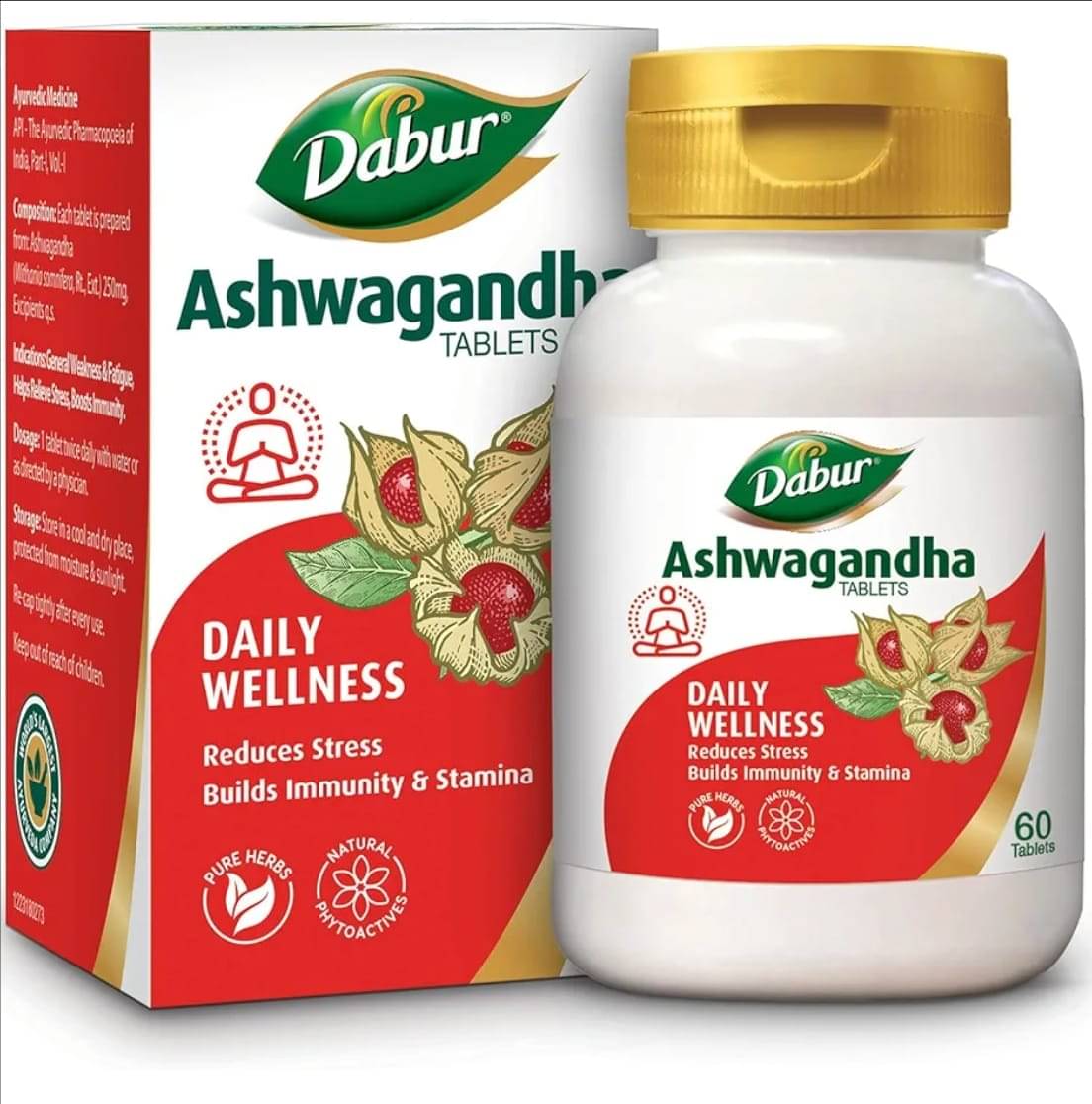     			Dabur DABUR ASHWAGANDHA TABLETS 60 TABS ( PACK OF 3)