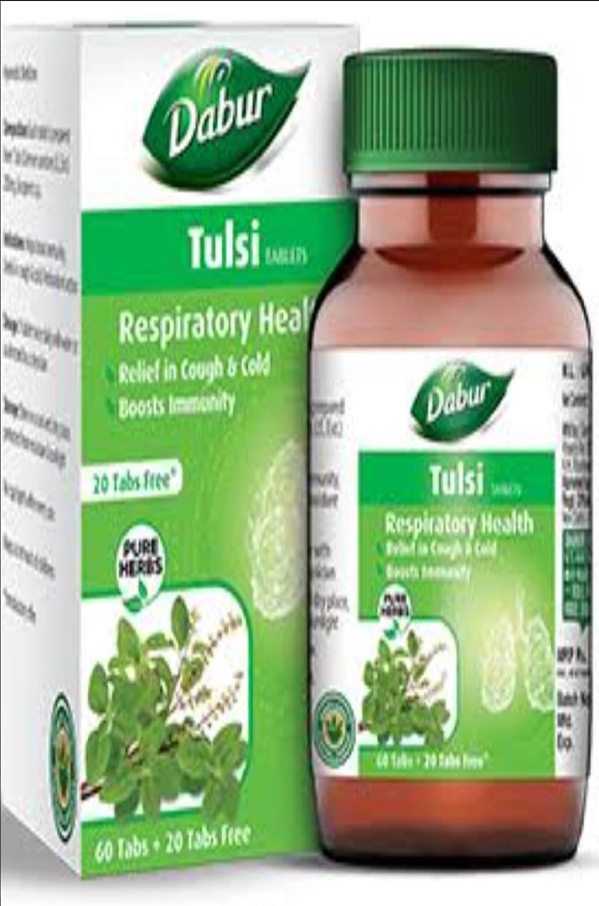    			Dabur DABUR  TULSI TABLETS 60 +20 TABS