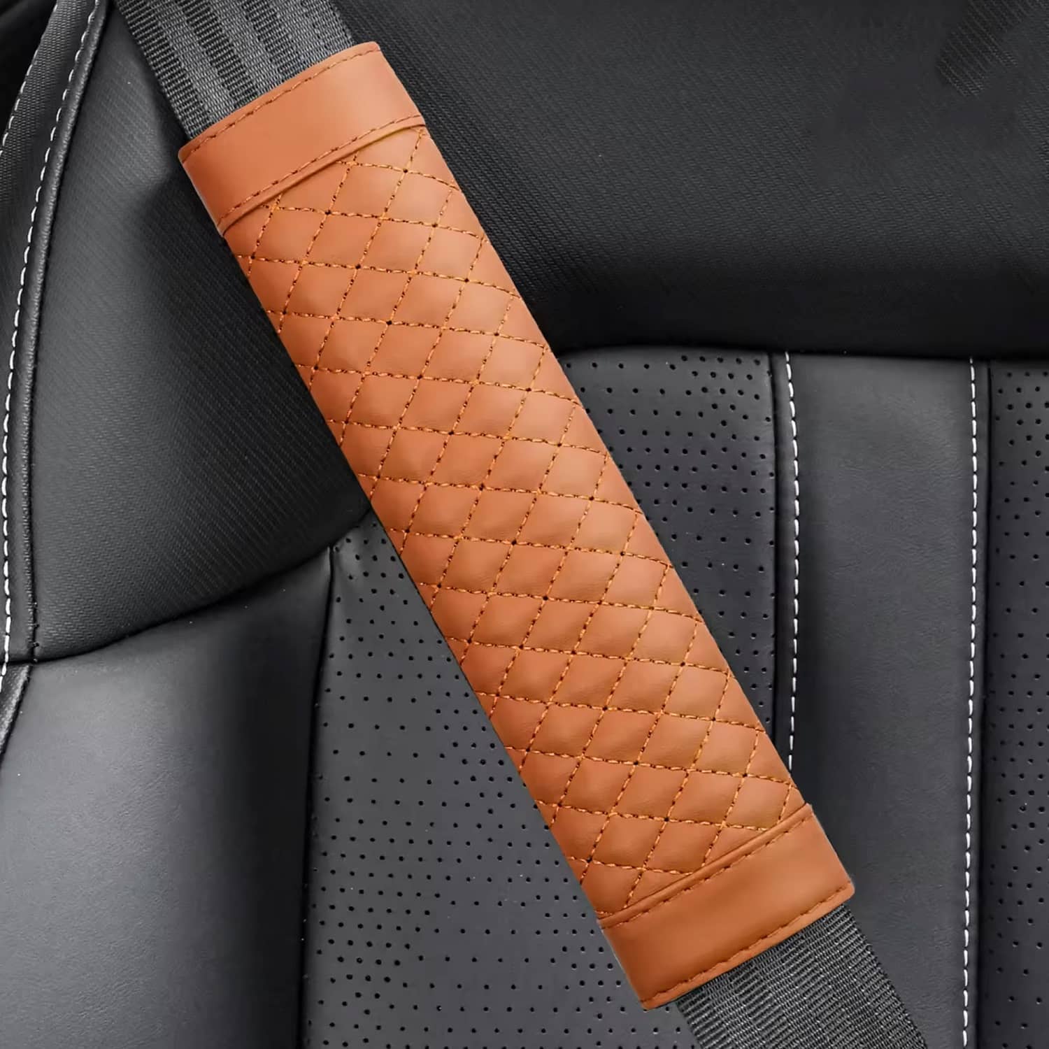 SIAGO Seat Belt Cover Beige Single