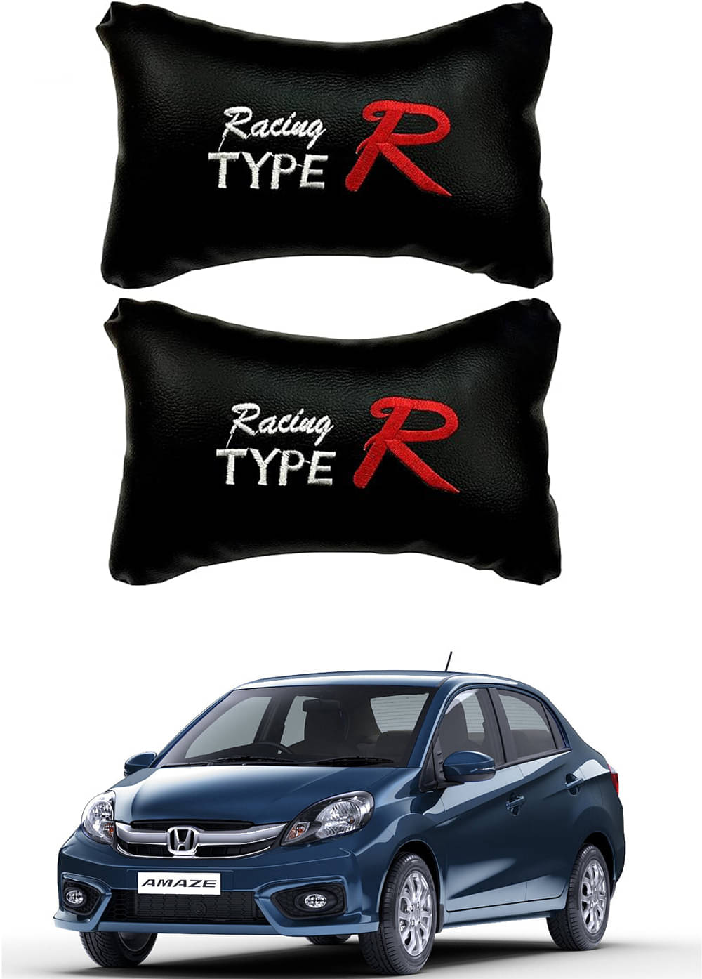 JVG Neck Cushions Set of 2 Black JVG Neck Cushions Set of 2 Black