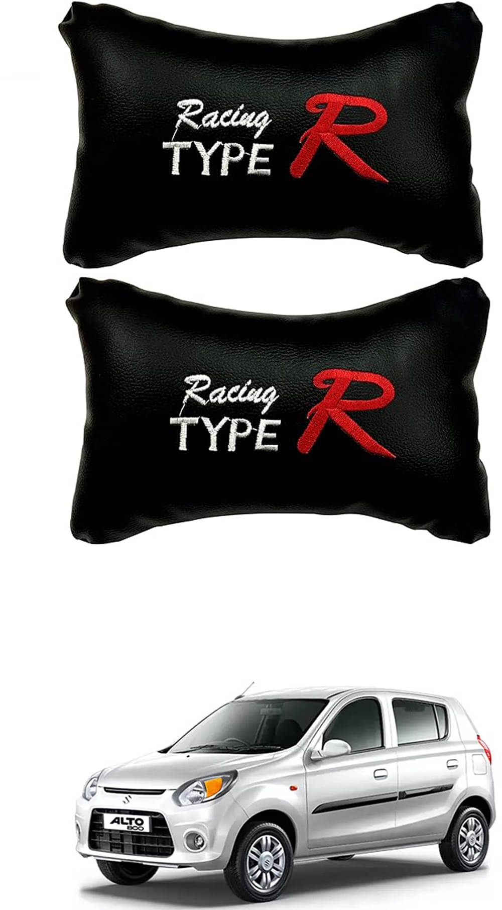     			JVG Neck Cushions Set of 2 Black