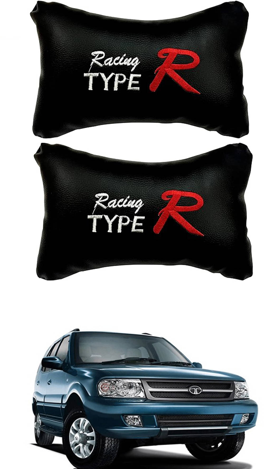 JVG Neck Cushions Set of 2 Black JVG Neck Cushions Set of 2 Black