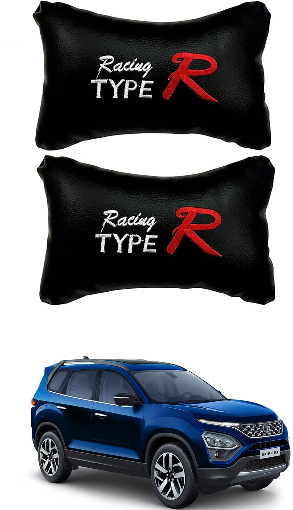 JVG Neck Cushions Set of 2 Black JVG Neck Cushions Set of 2 Black