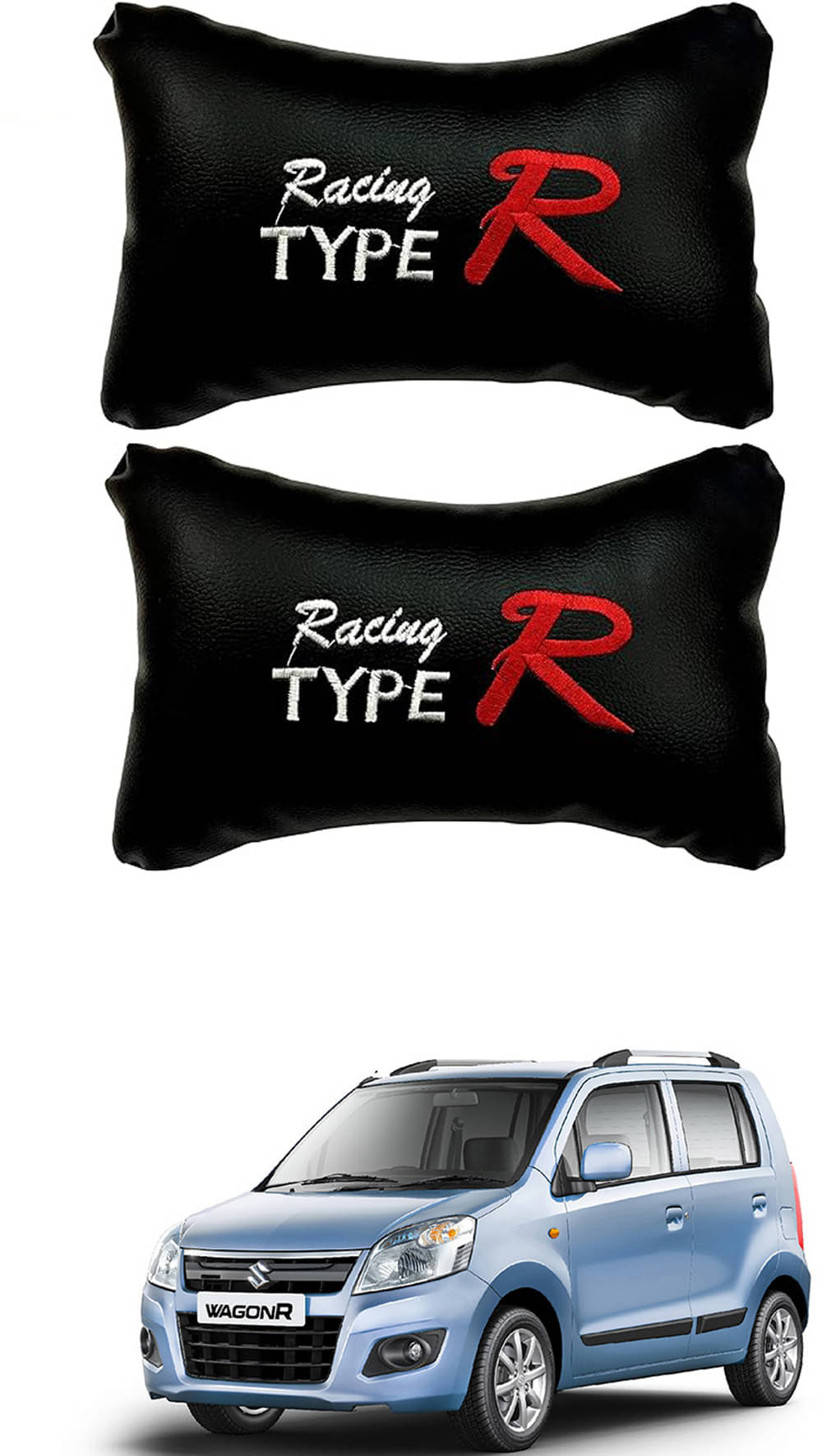     			JVG Neck Cushions Set of 2 Black