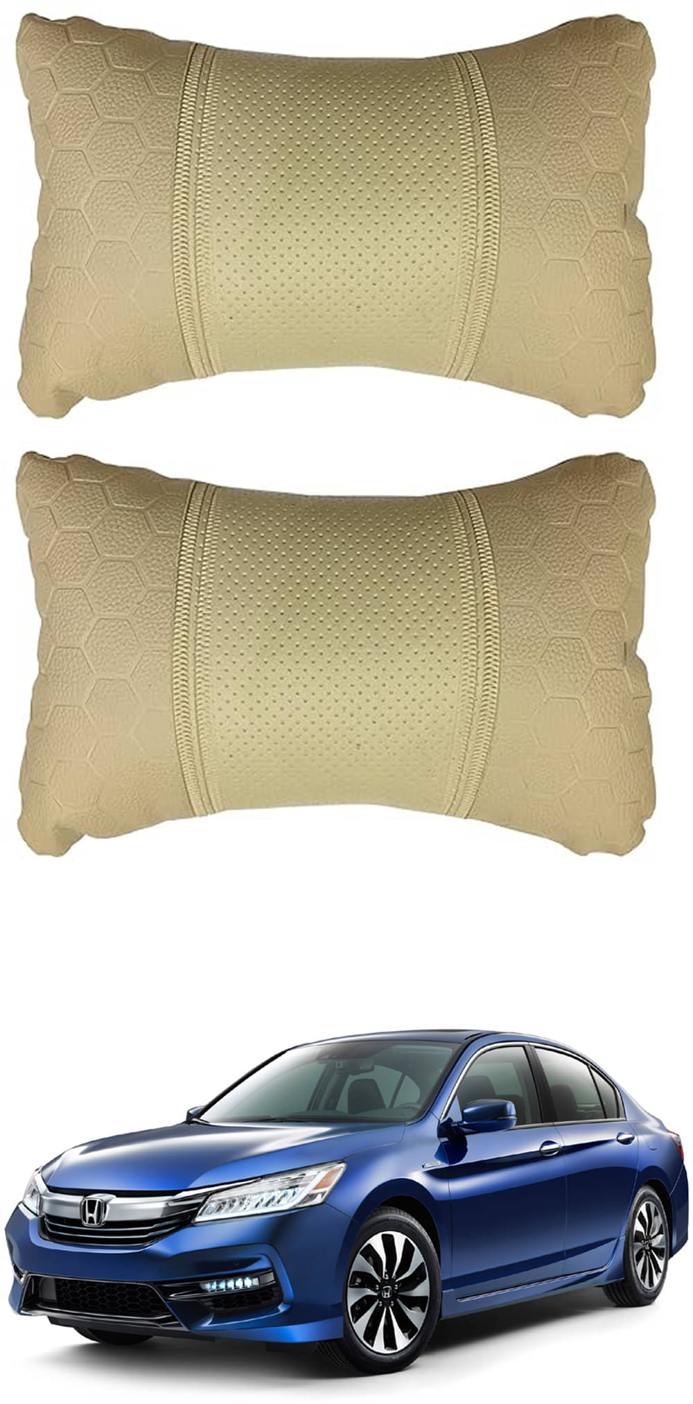 JVG Neck Cushions Set of 2 Beige     			JVG Neck Cushions Set of 2 Beige
