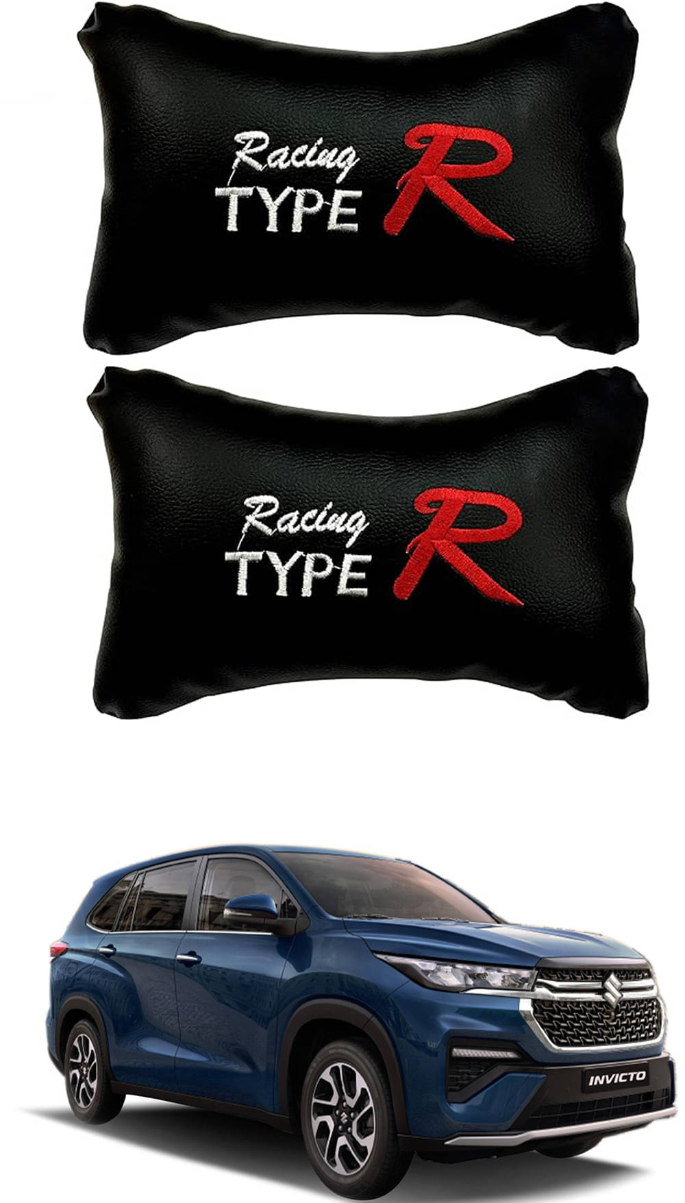 JVG Neck Cushions Set of 2 Black JVG Neck Cushions Set of 2 Black
