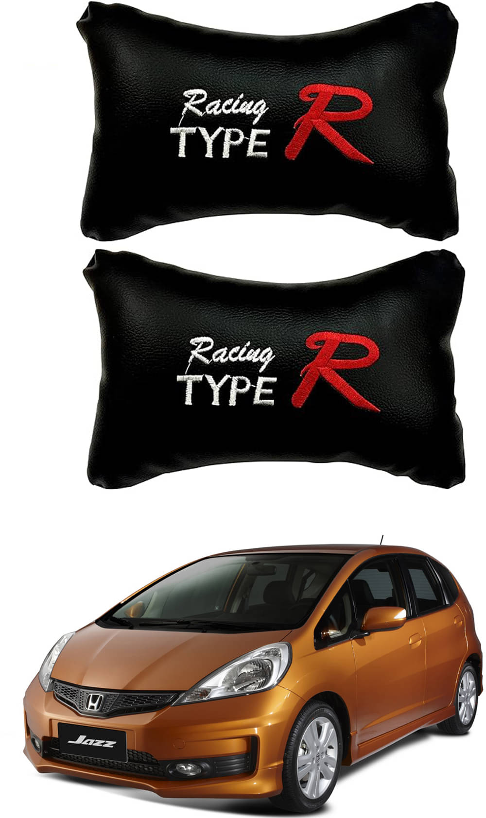JVG Neck Cushions Set of 2 Black JVG Neck Cushions Set of 2 Black