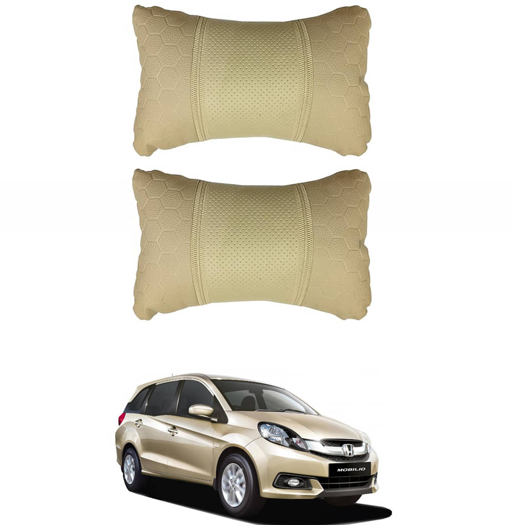     			JVG Neck Cushions Set of 2 Beige