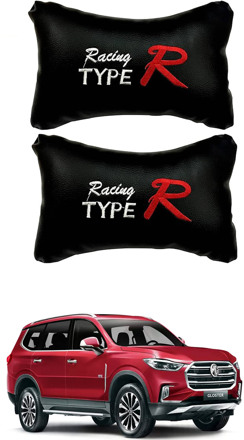JVG Neck Cushions Set of 2 Black JVG Neck Cushions Set of 2 Black