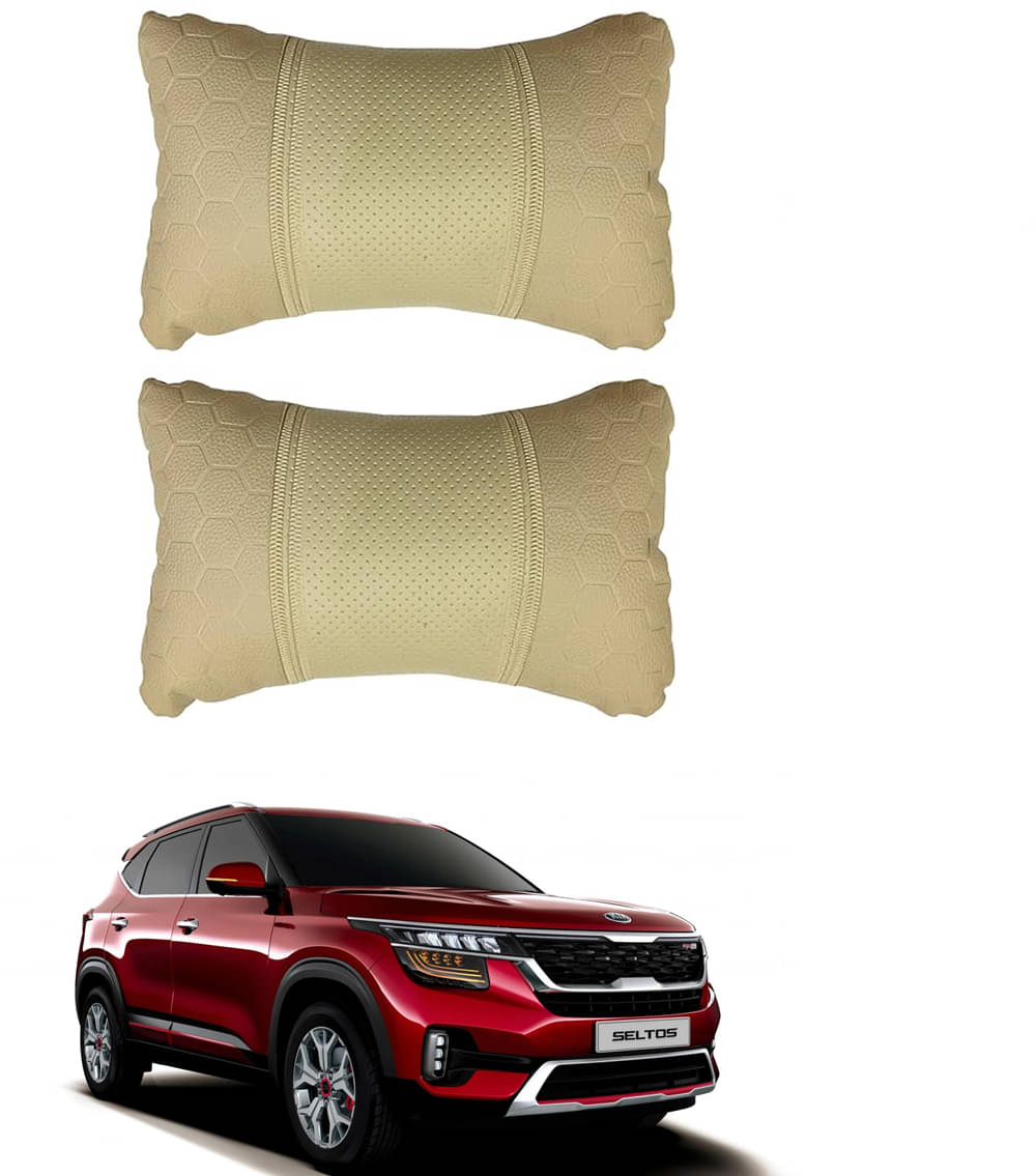     			JVG Neck Cushions Set of 2 Beige