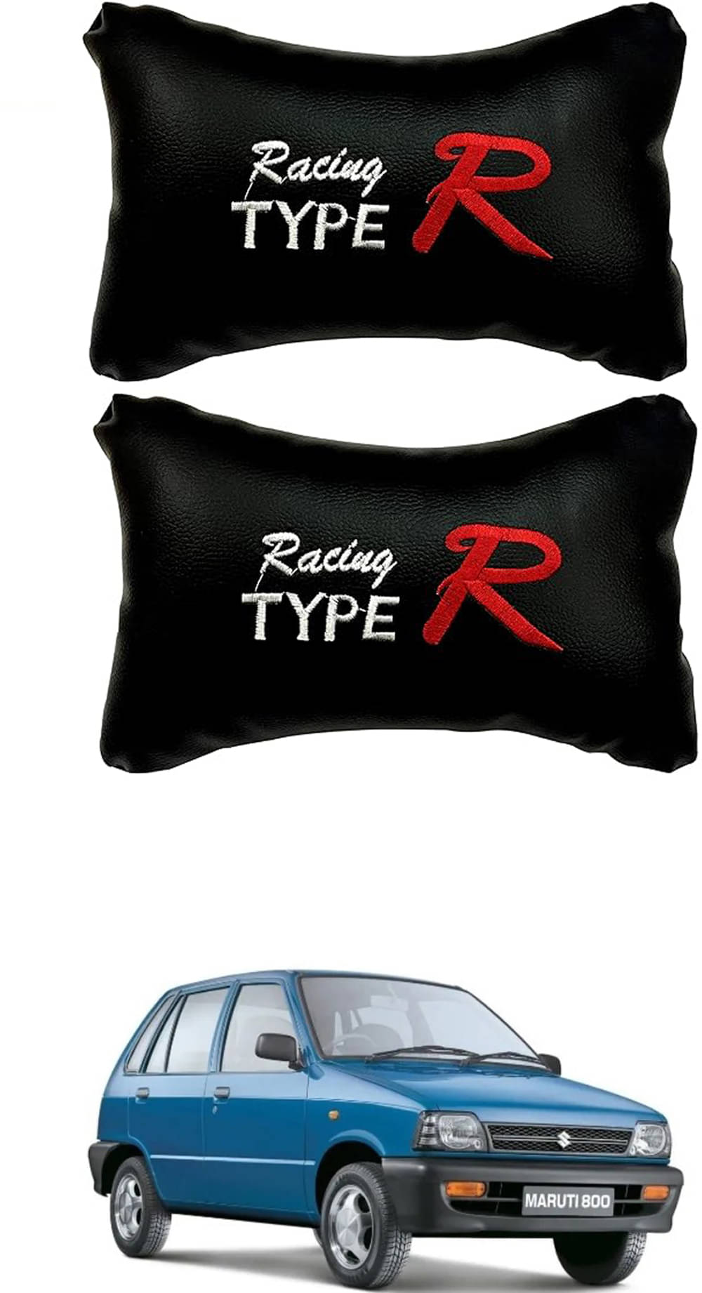     			JVG Neck Cushions Set of 2 Black