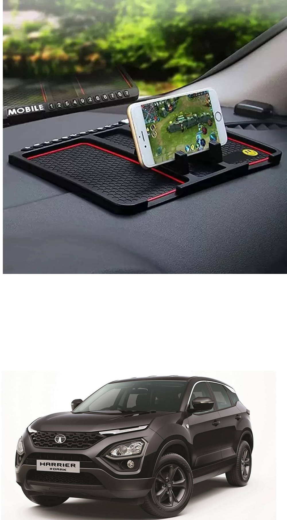     			JVG PVC Anti Skid Mat For Car ( Pack of 1 )