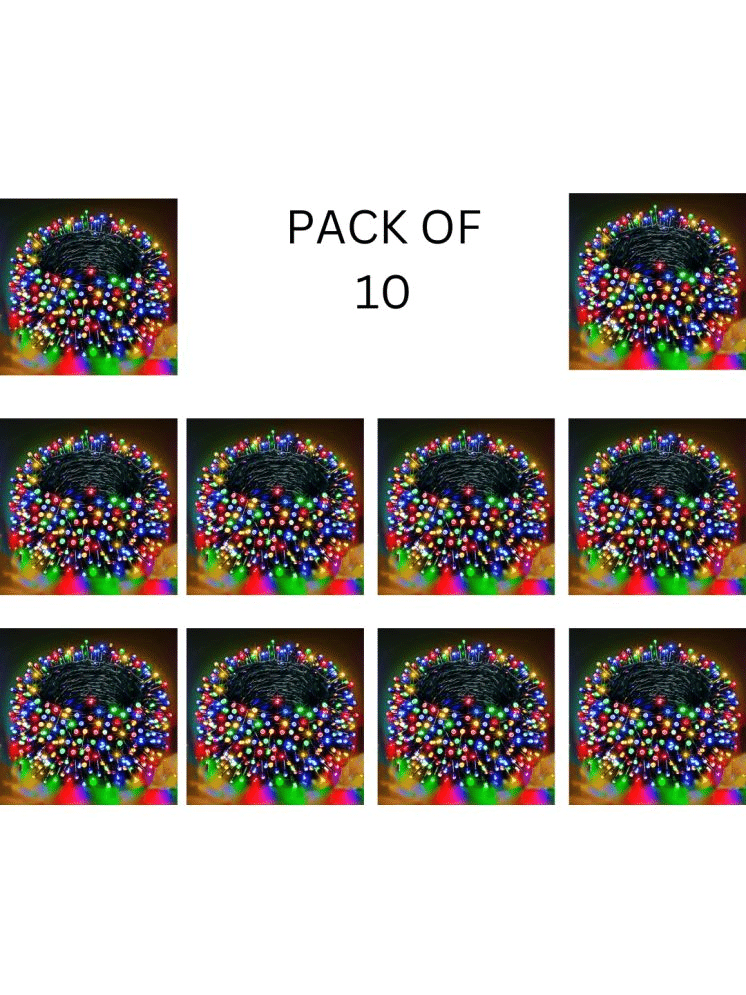    			Kadio Multicolor 50M String Light ( Pack of 10 )