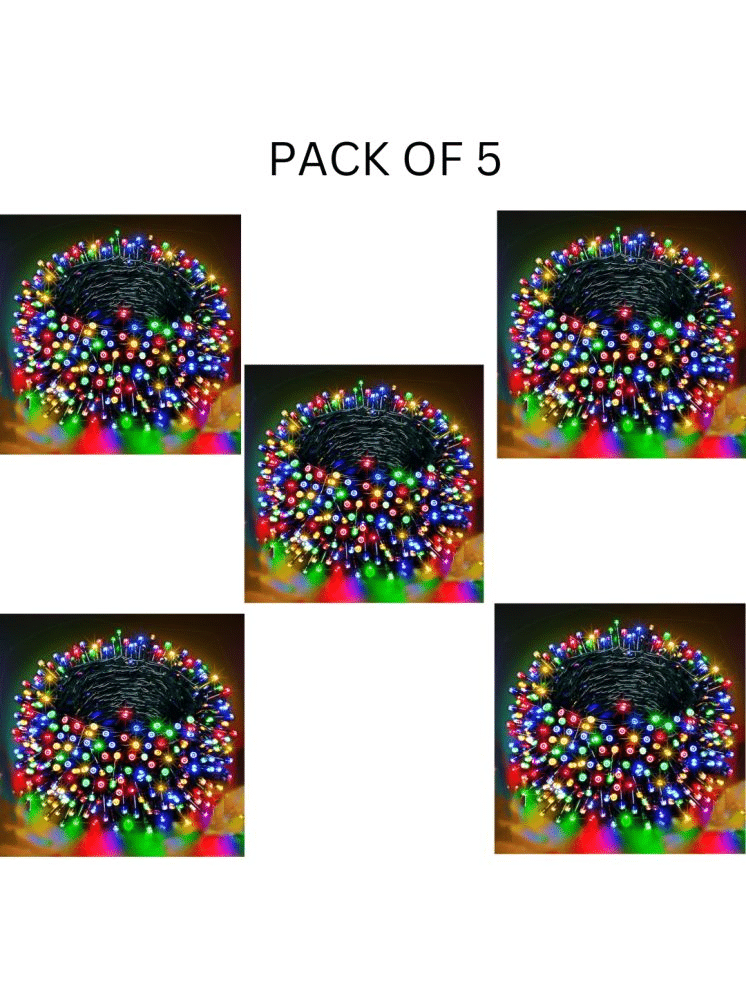     			Kadio Multicolor 50M String Light ( Pack of 5 )