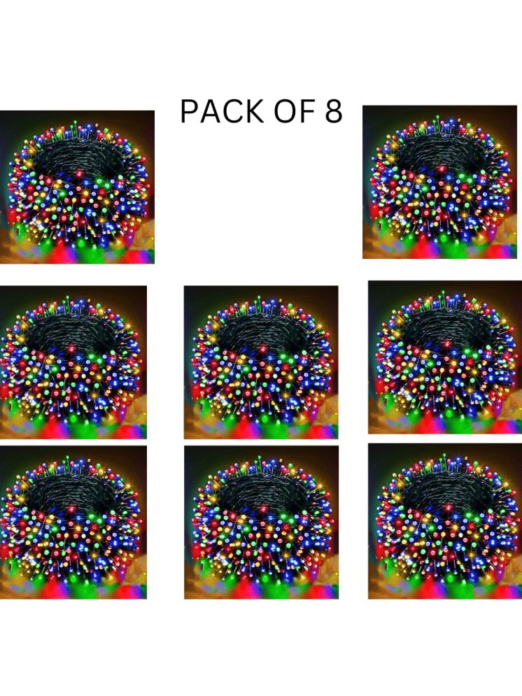     			Kadio Multicolor 50M String Light ( Pack of 8 )