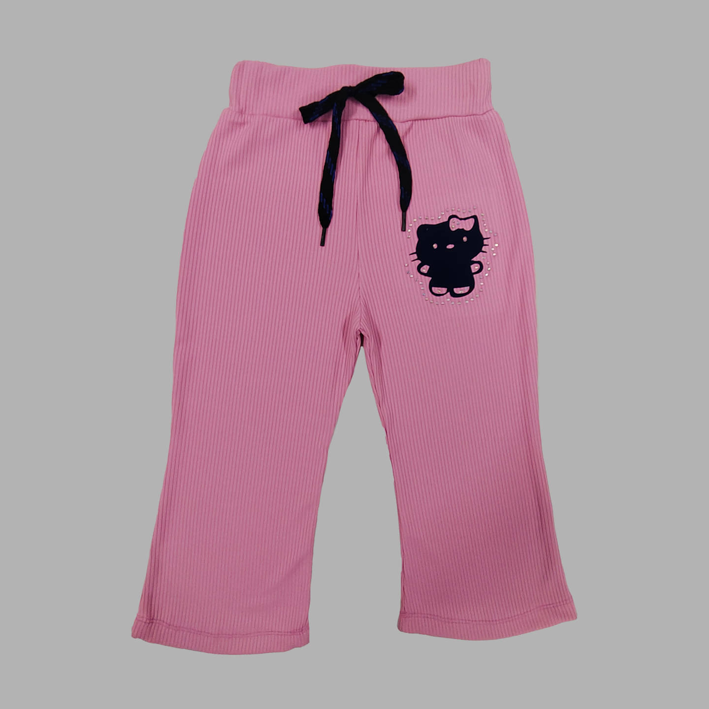     			Little funky cotton blended regular fit flexi waistband casual pants for Kids Girls ( 2 Years to 8 Years)