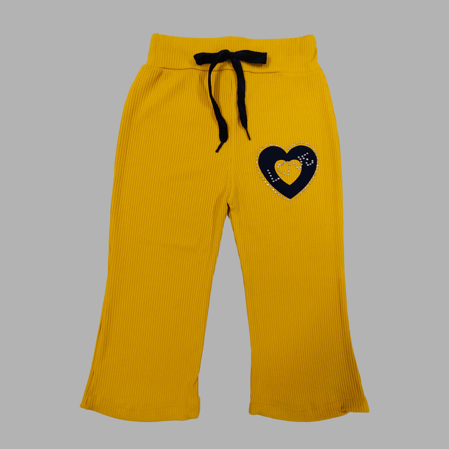     			Little funky cotton blended regular fit flexi waistband casual pants for Kids Girls ( 2 Years to 8 Years)