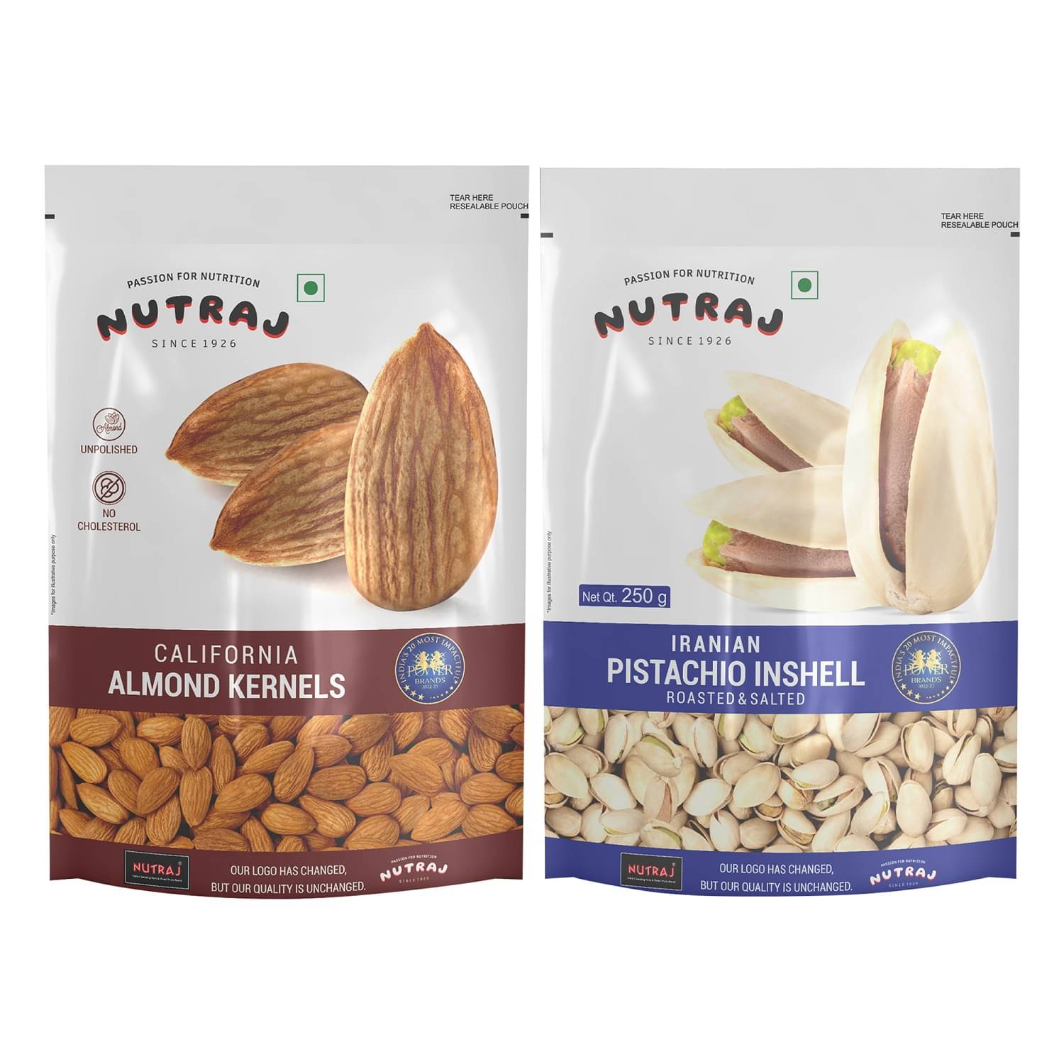 Nutraj Dry Fruit Combo Pack 500g (250g Each), California Almonds 250g, Iranian Pista 250g) Nutraj Dry Fruit Combo Pack 500g (250g Each), California Almonds 250g, Iranian Pista 250g)
