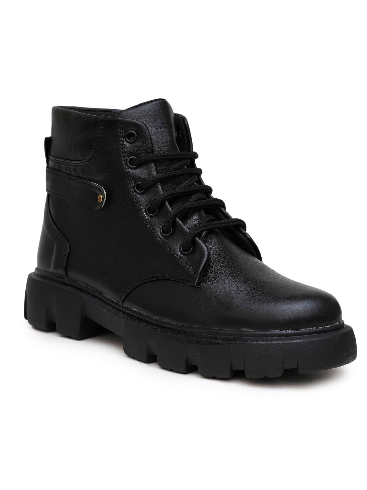 PLANET WALK Black Women's Ankle Length Boots PLANET WALK Black Women's Ankle Length Boots