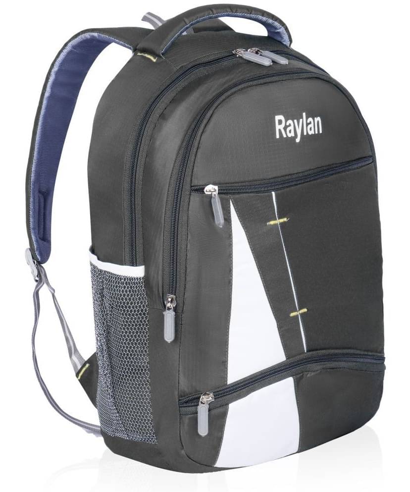     			Raylan 25 Ltrs PU Backpack *For Boys & Girls ( Grey )