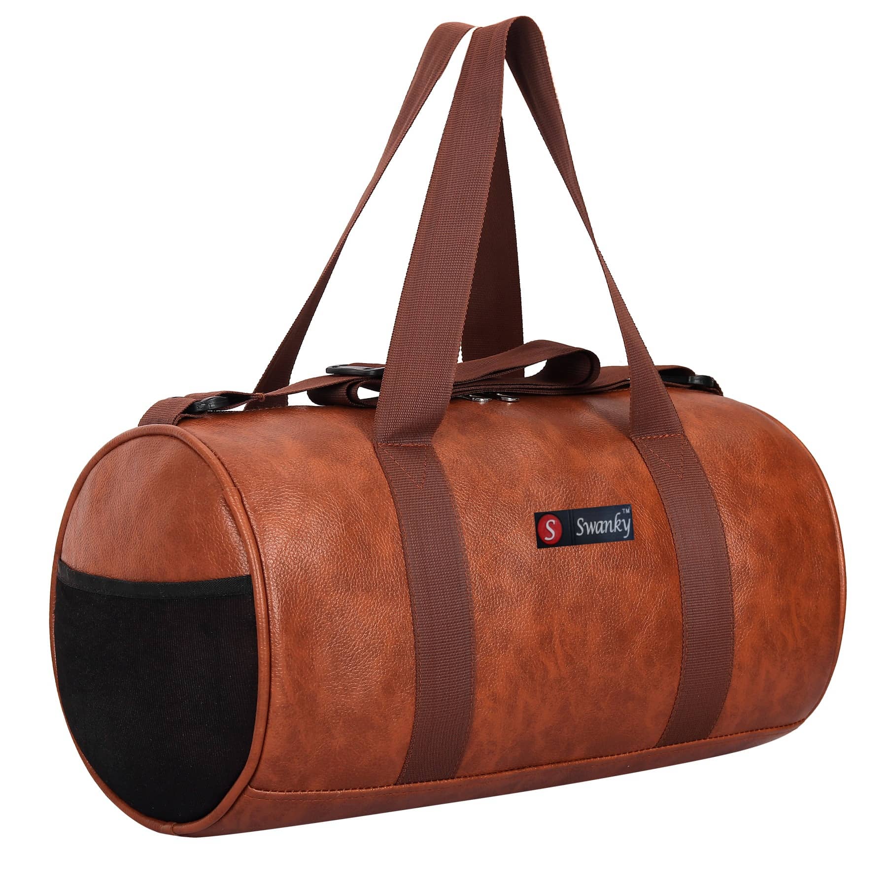 Swanky P.U. Tan 25 Ltrs Gym Bag - Handbags | Buy online on ZillyBuy