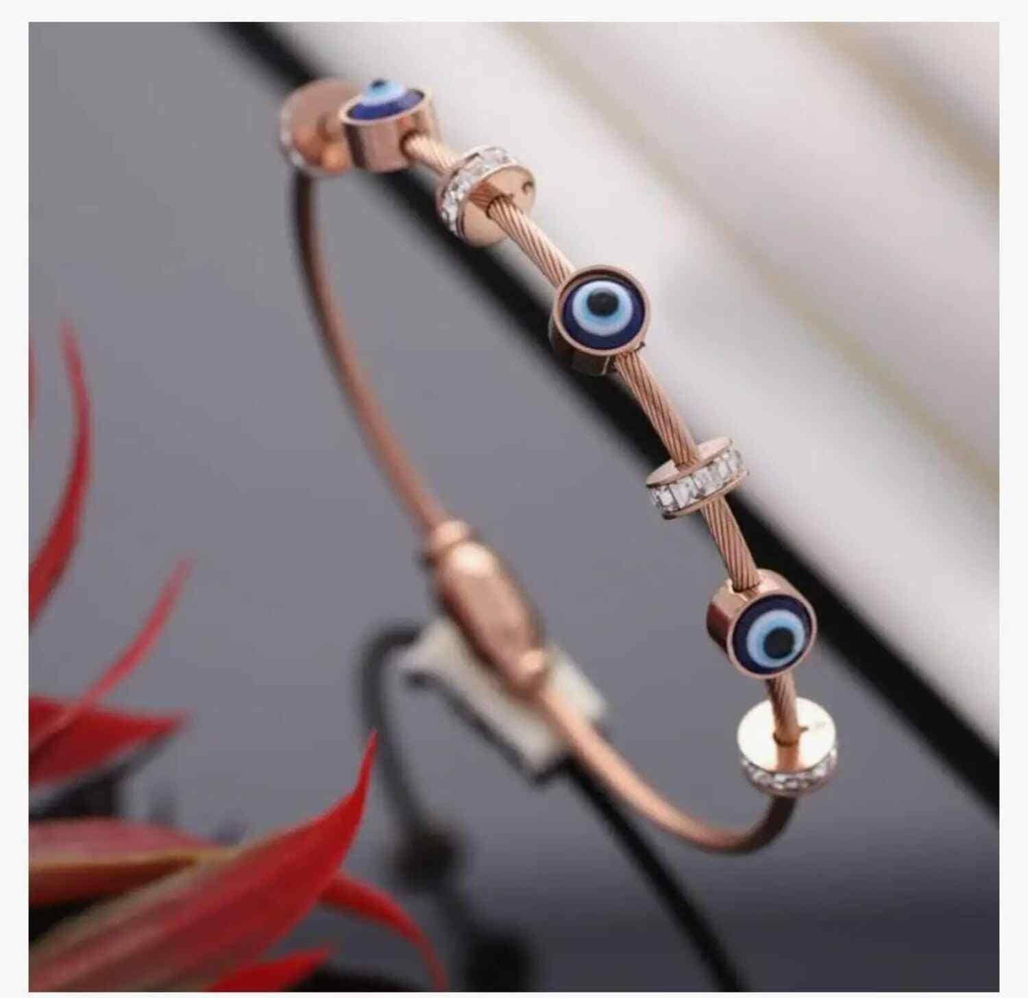Thrillz Rose Gold Bracelet ( Pack of 1 ) - Bangles & Bracelets | Buy online on ZillyBuy
