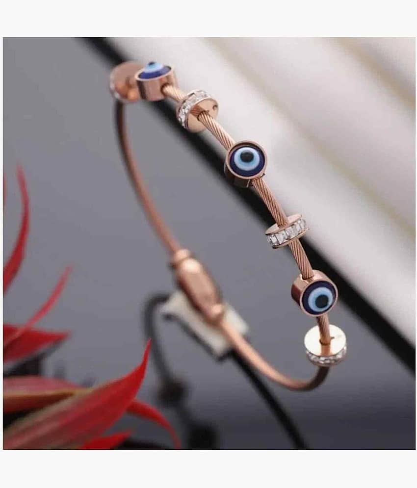 Thrillz Rose Gold Bracelet ( Pack of 1 ) - Bangles & Bracelets | Buy online on ZillyBuy