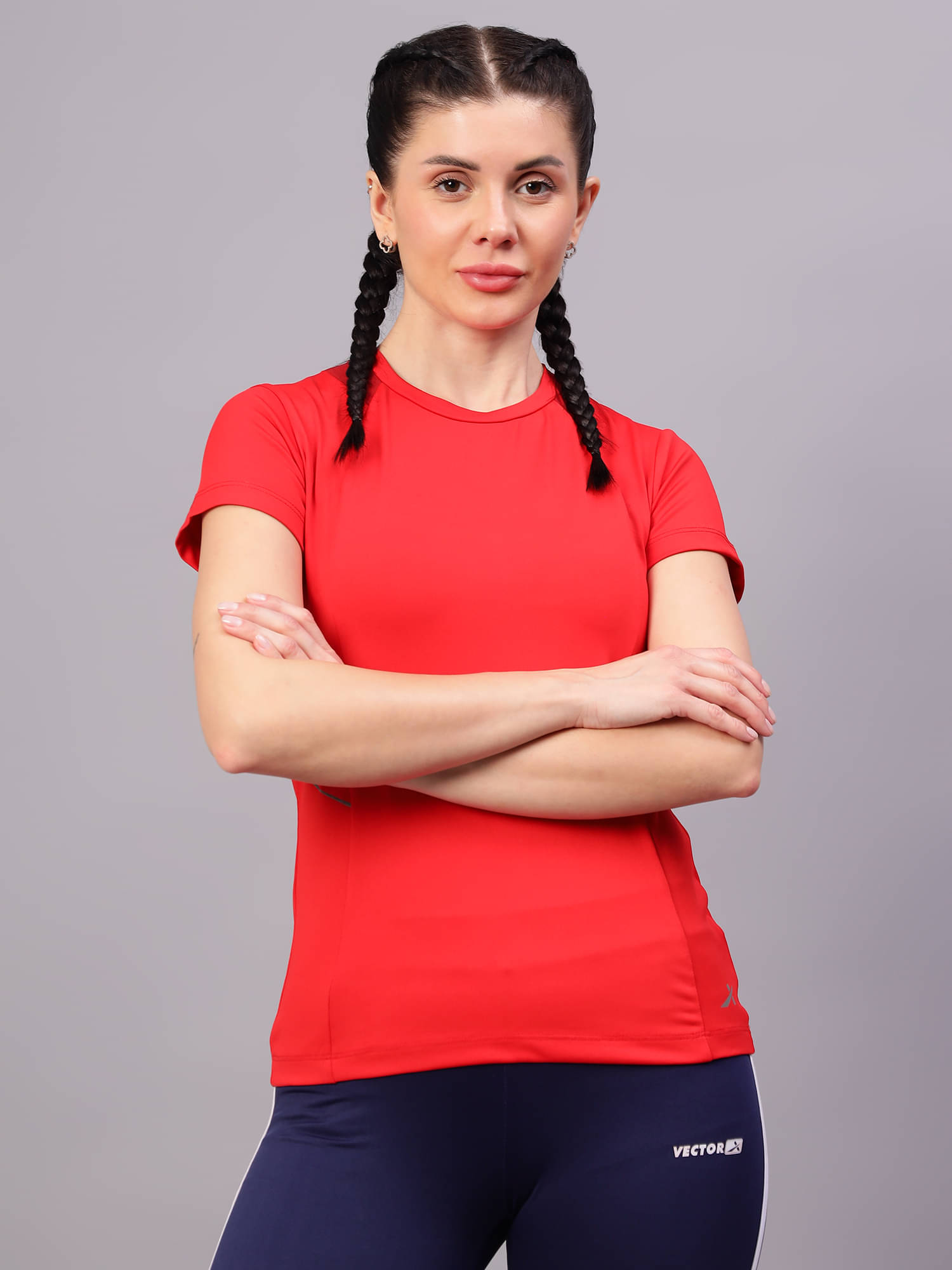     			Vector X Red Polyester Tees - Single