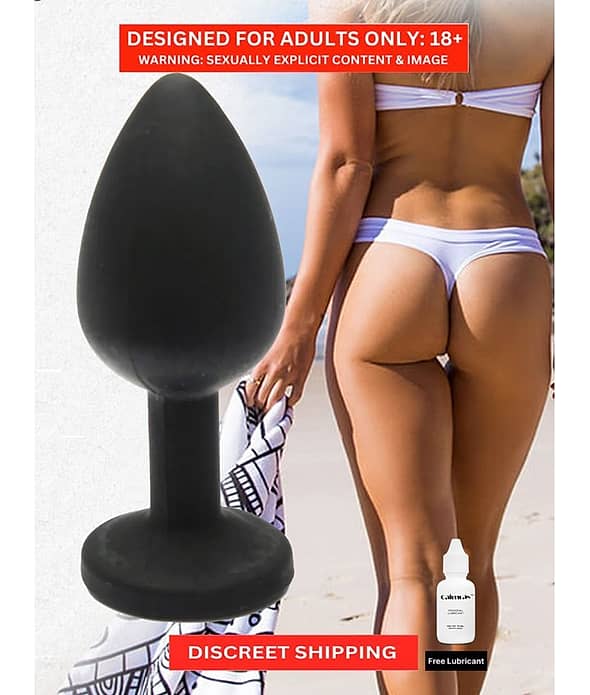 Womens Anal Plug- Small Anal Butt Plug Silicone Material with Diamond Cut Removal Jewel 3 inch Womens Anal Plug- Small Anal Butt Plug Silicone Material with Diamond Cut Removal Jewel 3 inch