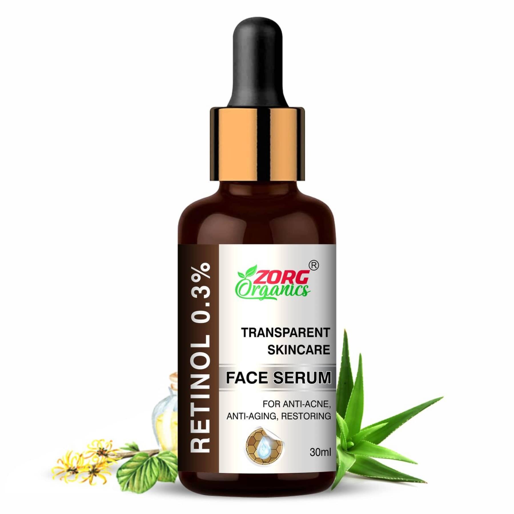 Zorg Organics Face Serum Retinol Daily Care For Combination Skin ( Pack of 1 )
