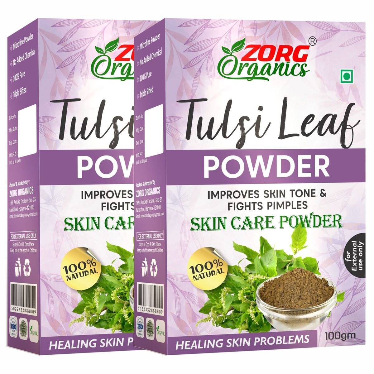     			Zorg Organics - Fairness Pack for Combination Skin ( Pack of 2 )