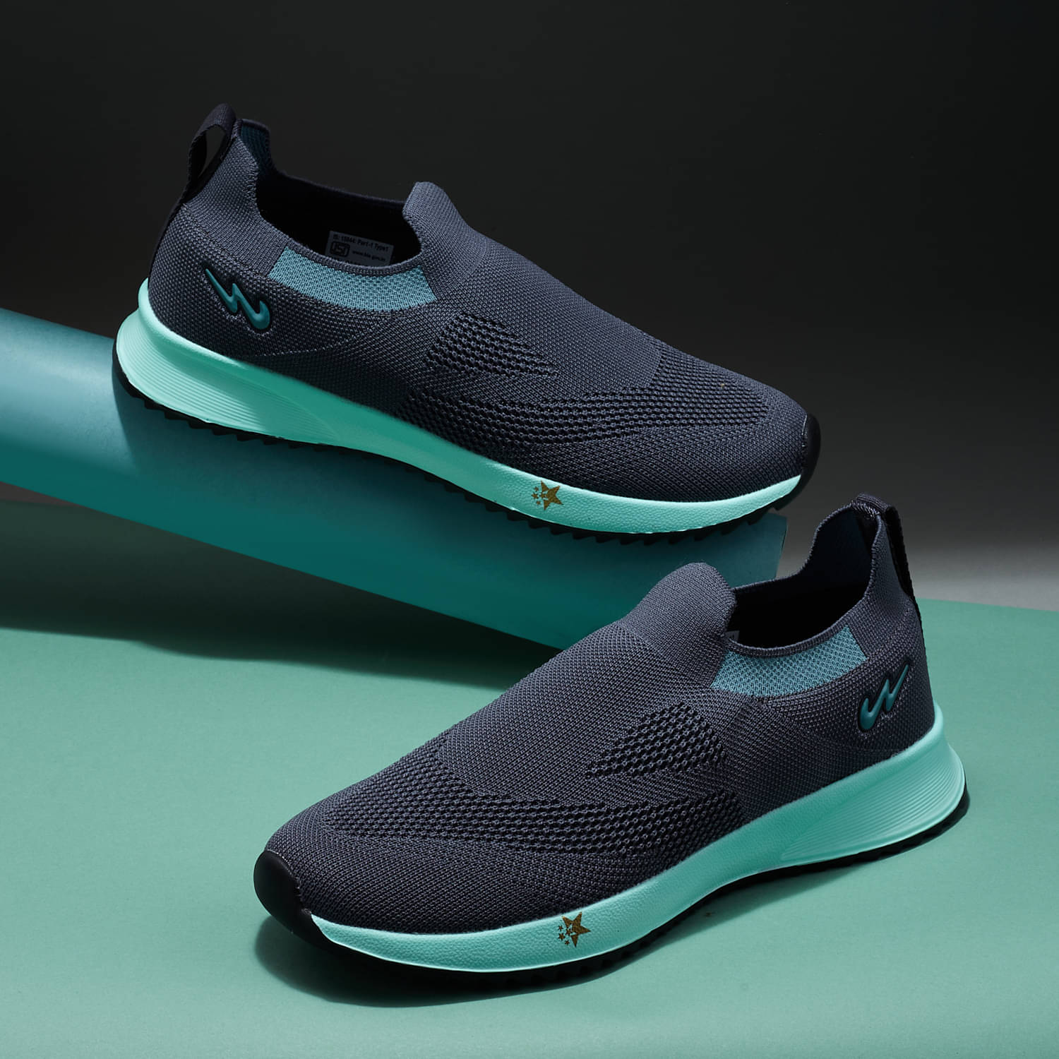     			Campus Dark Grey Women's Slip On