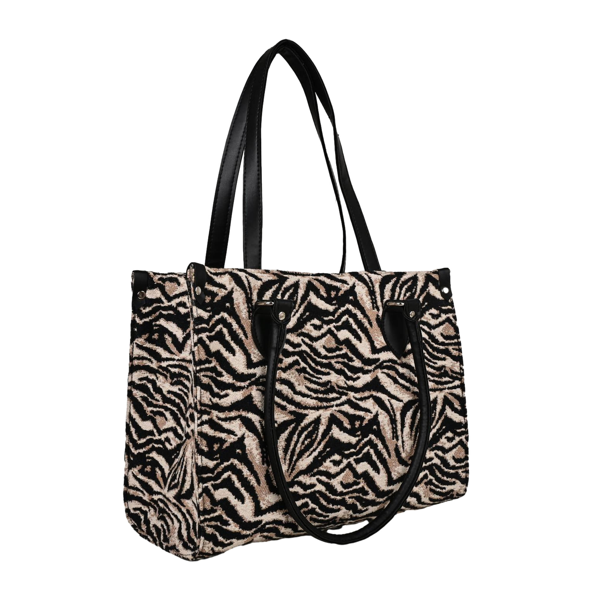     			ENSAC Shoulder Bag Cotton Set of 1 ( Black )
