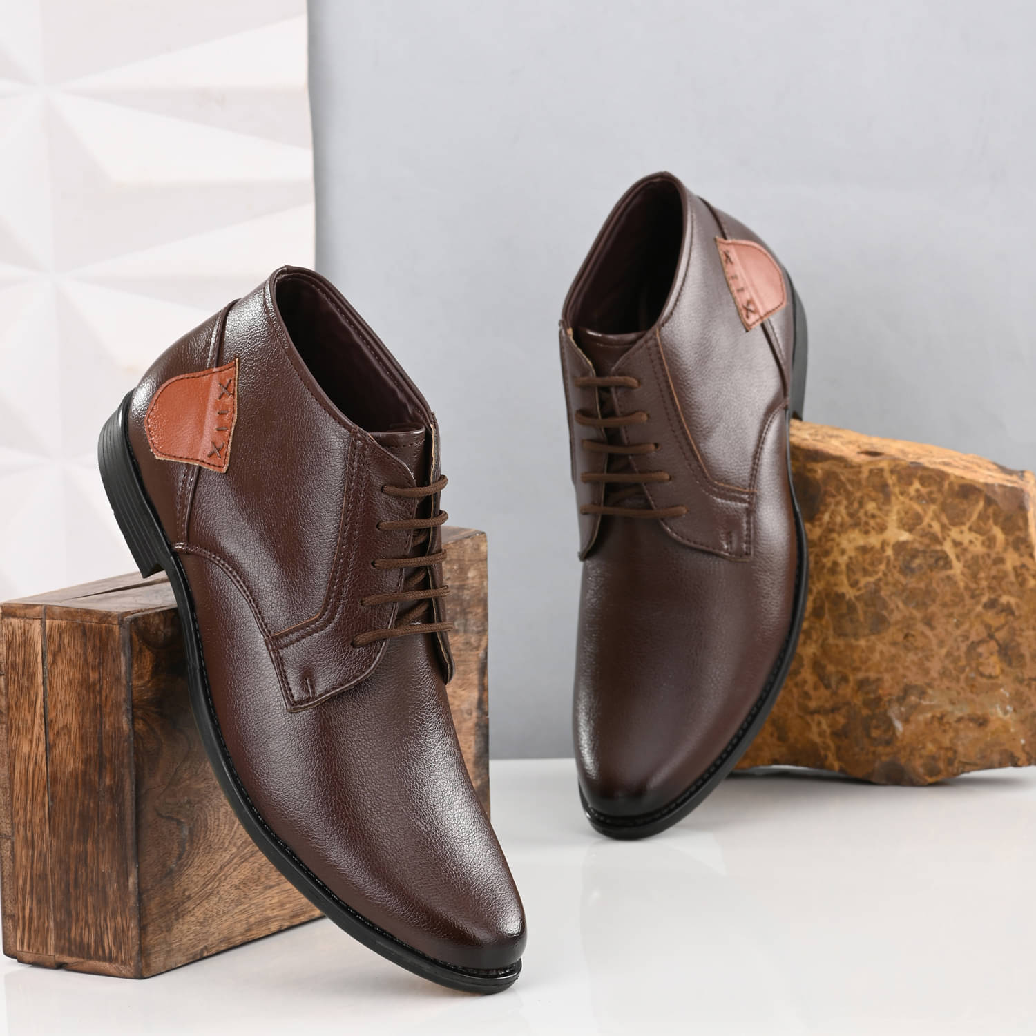     			John Karsun Brown Men's Casual Boots