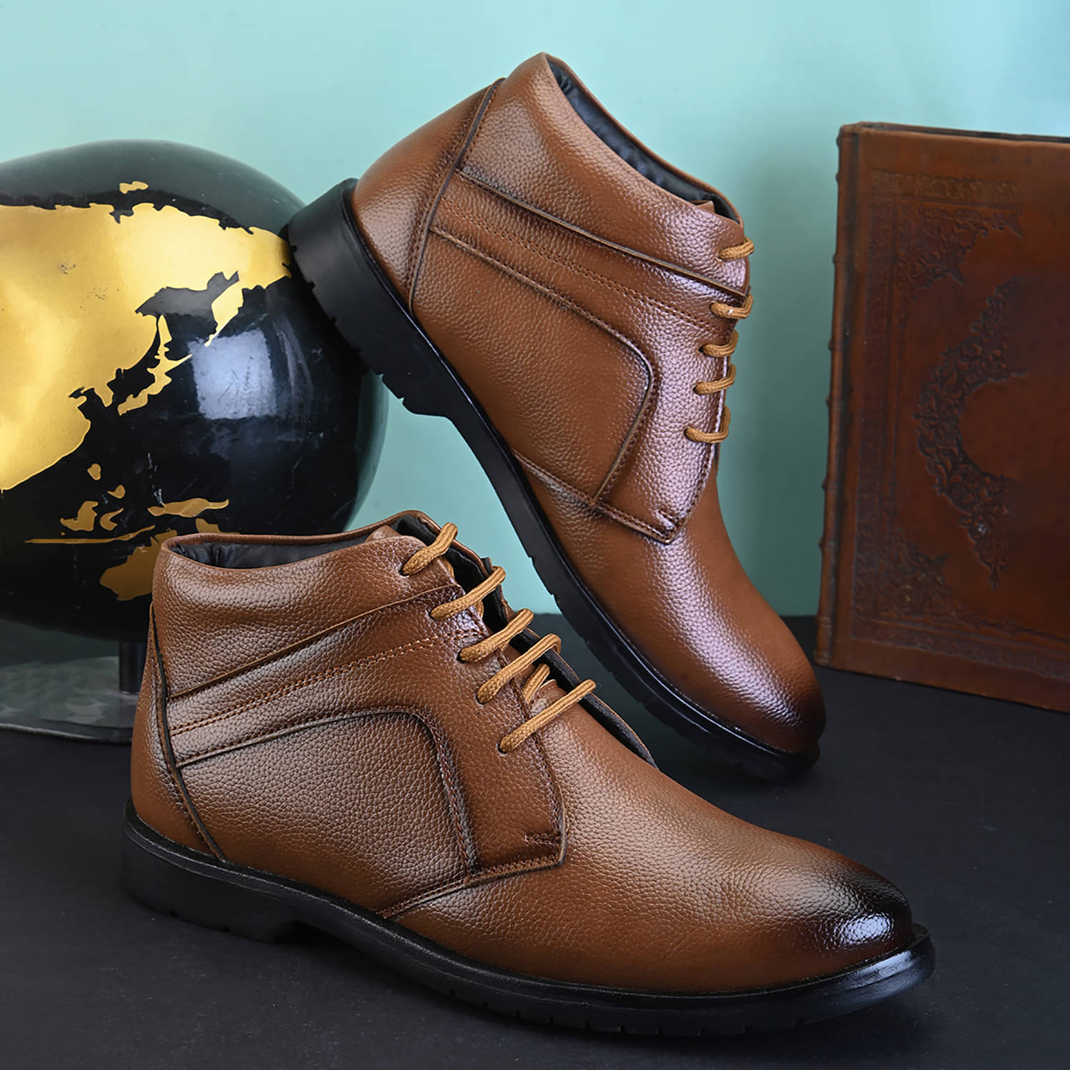 John Karsun Tan Men's Casual Boots John Karsun Tan Men's Casual Boots
