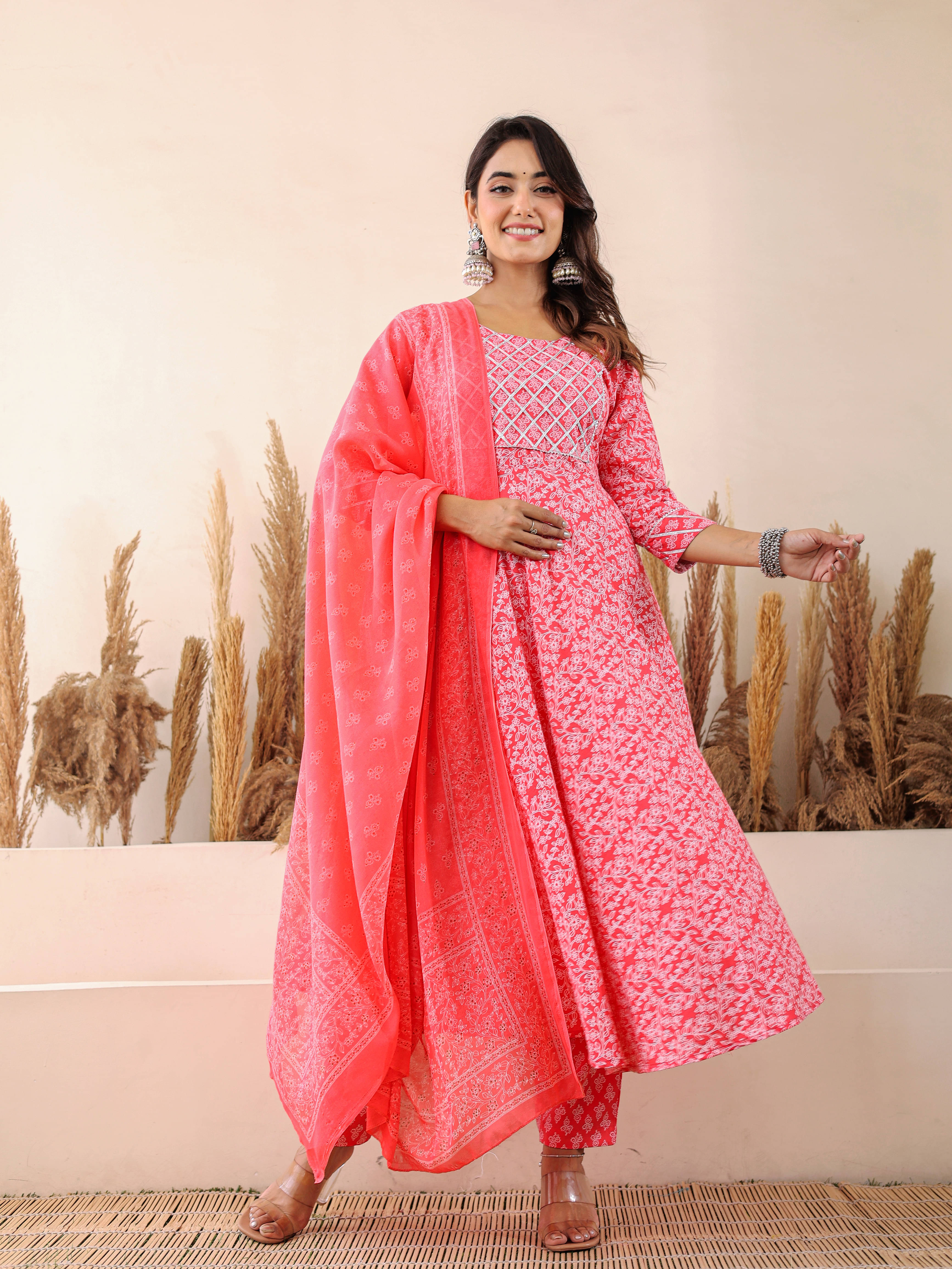 KETAKI FASHION Rayon Printed Kurti With Pants Women's Stitched Salwar Suit - Peach ( Pack of 1 ) KETAKI FASHION Rayon Printed Kurti With Pants Women's Stitched Salwar Suit - Peach ( Pack of 1 )