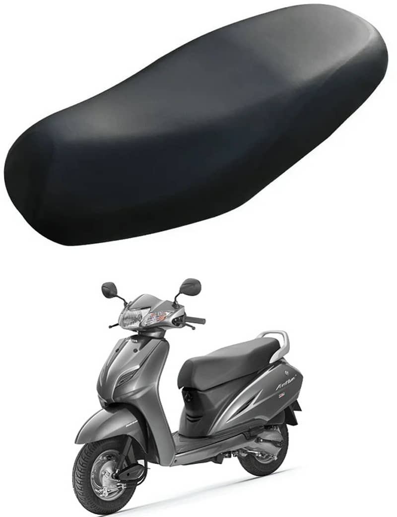 RONISH Bike/Scooty Seat Cover Black For Honda Activa 4G