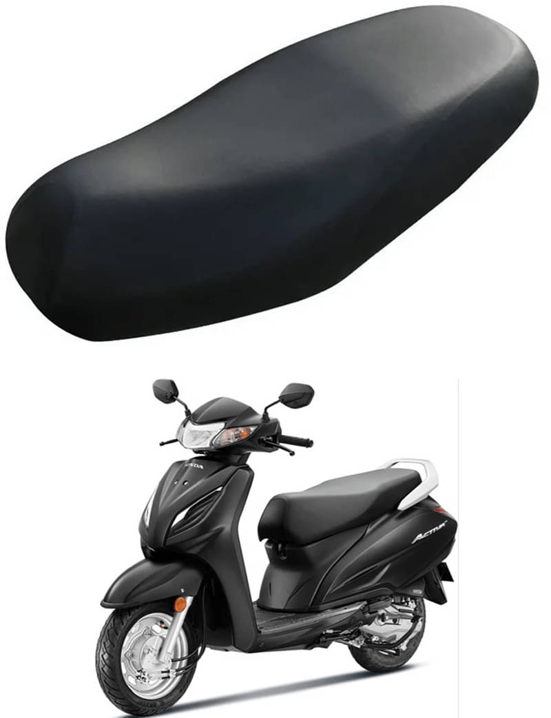     			RONISH Bike/Scooty Seat Cover Black For Honda Activa 6G