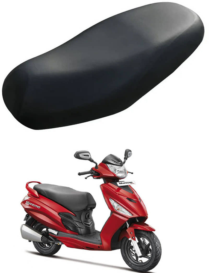 RONISH Bike/Scooty Seat Cover Black For Hero Maestro Edge