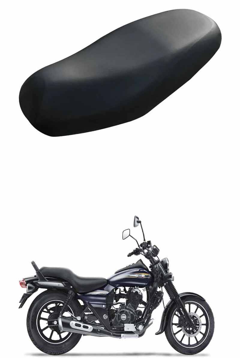     			RONISH Bike/Scooty Seat Cover Black For Bajaj Avenger 150 Street