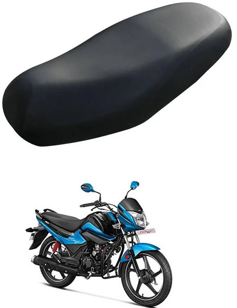 RONISH Bike/Scooty Seat Cover Black For Hero Splendor iSmart 110 RONISH Bike/Scooty Seat Cover Black For Hero Splendor iSmart 110