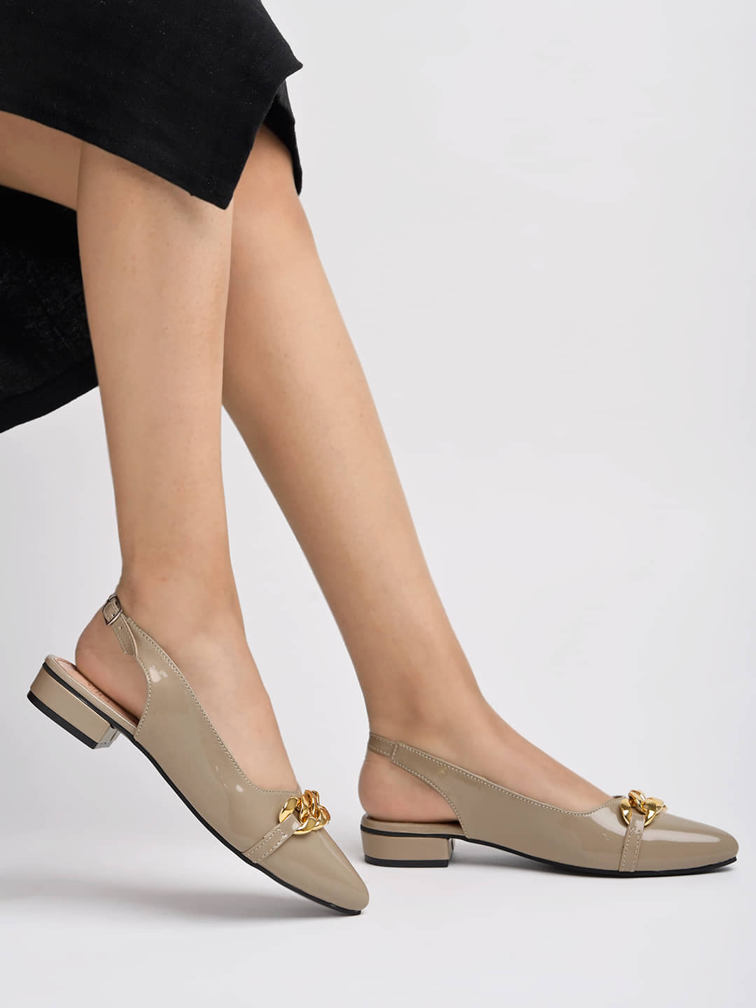 Stylestry Beige Women's Casual Ballerinas - Casual Shoes | Buy online on ZillyBuy