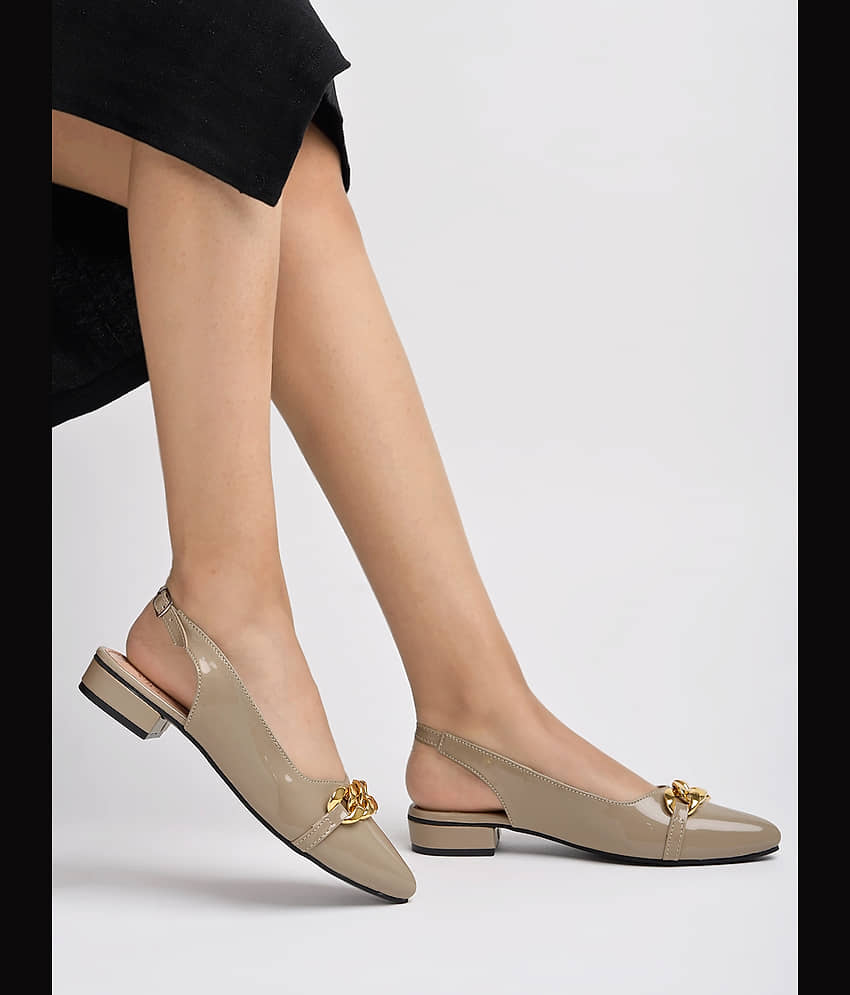 Stylestry Beige Women's Casual Ballerinas - Casual Shoes | Buy online on ZillyBuy