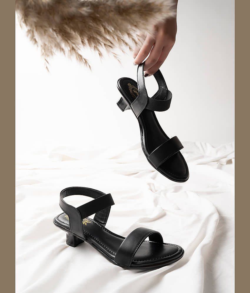 Stylestry Black Women's Sandal Heels - Heels | Buy online on ZillyBuy