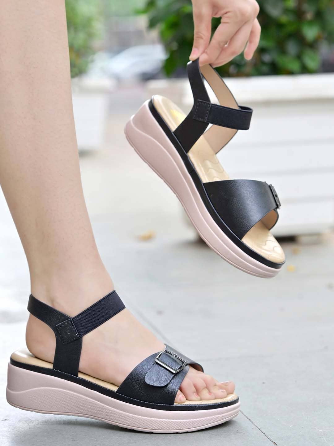 Stylestry Black Women's Sandal Heels - Heels | Buy online on ZillyBuy