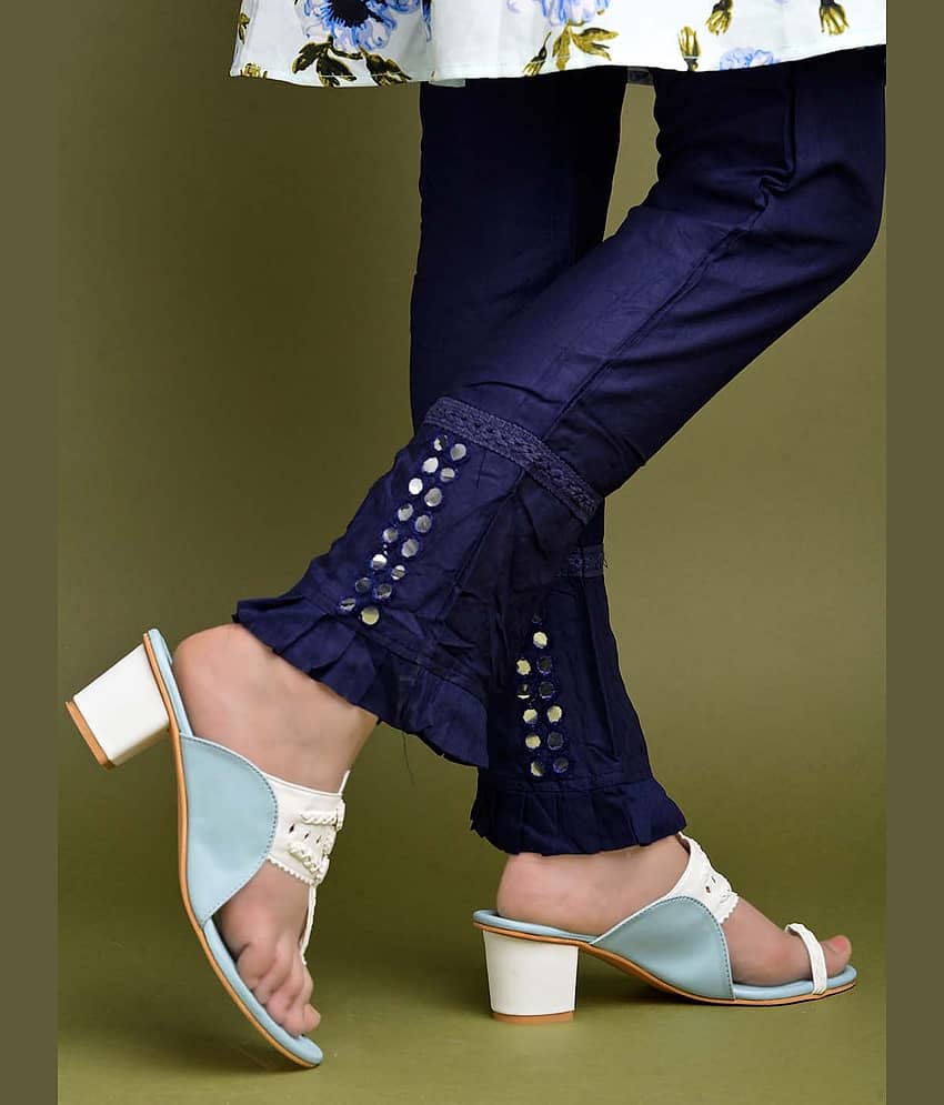 Stylestry Blue Women's Sandal Heels - Heels | Buy online on ZillyBuy