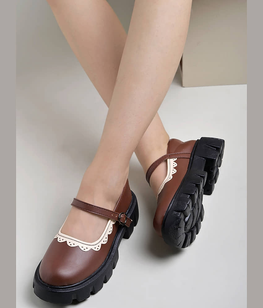 Stylestry Cream Women's Casual Ballerinas - Casual Shoes | Buy online on ZillyBuy