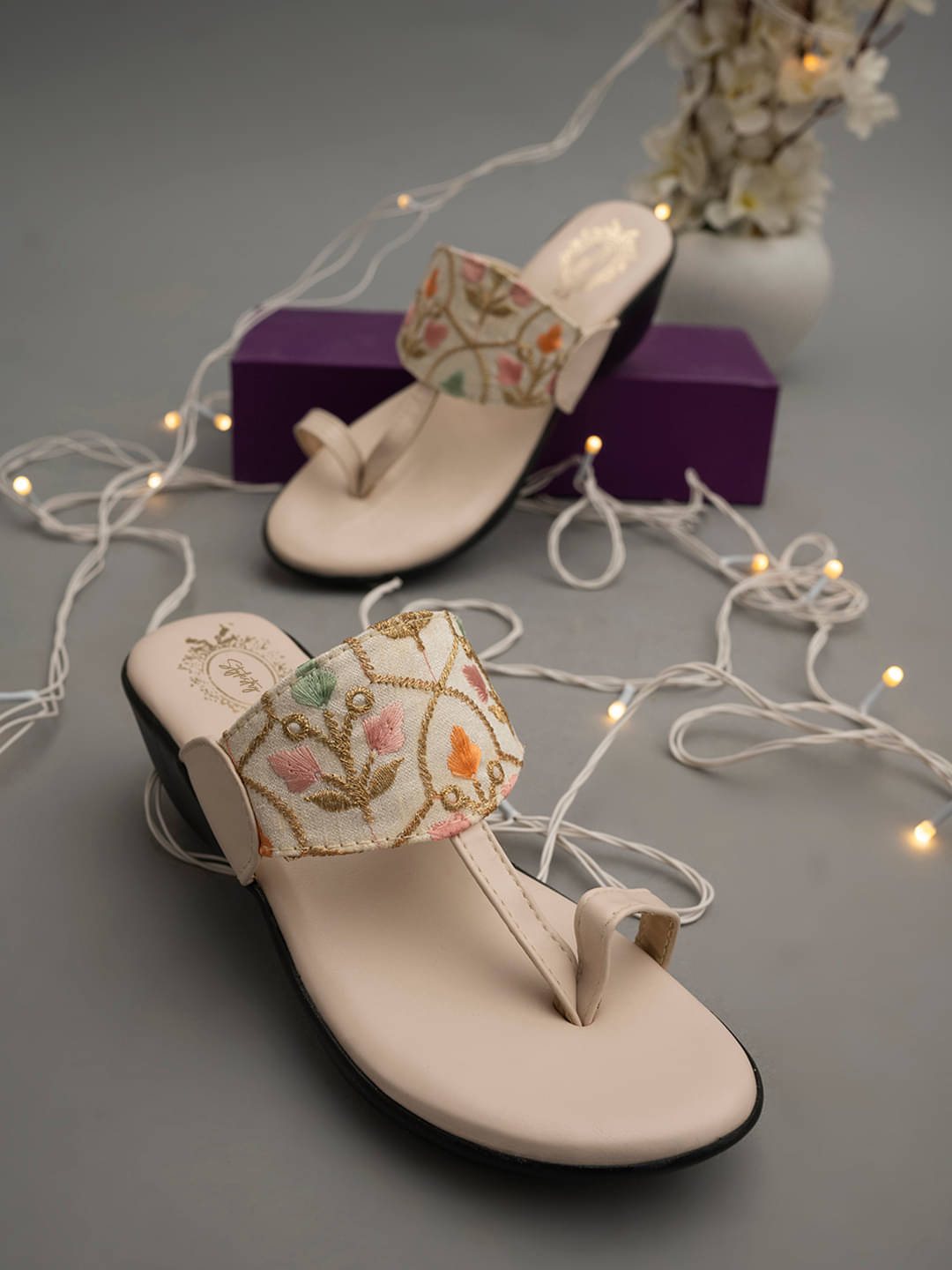     			Stylestry Cream Women's Sandal Heels