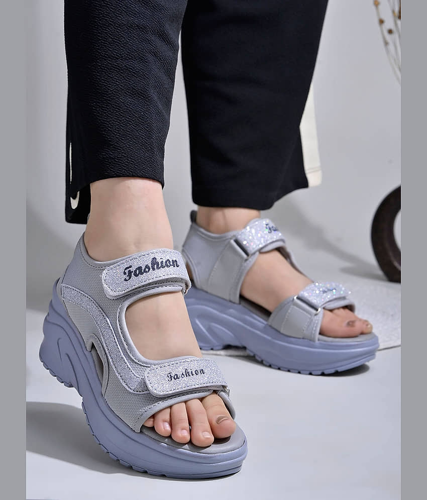 Stylestry Gray Women's Sandal Heels - Heels | Buy online on ZillyBuy